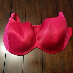 Red full coverage Cacique bra 46c
